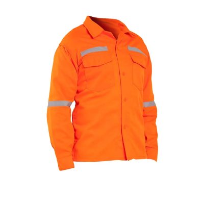 Camisa Drill Naranja con Cinta
