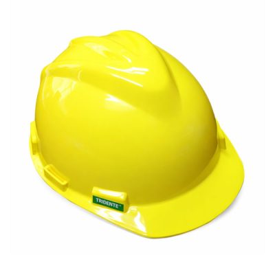 Casco Amarillo con Ratchet Tridente
