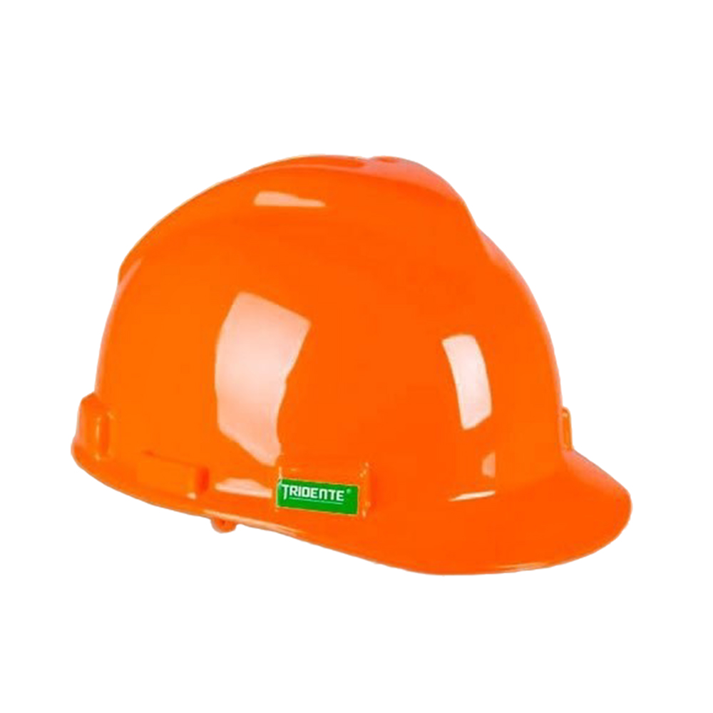 Casco Naranja con Ratchet Tridente