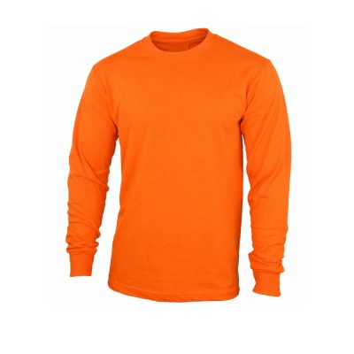 Polo de Algodón Naranja 30 1 Manga Larga