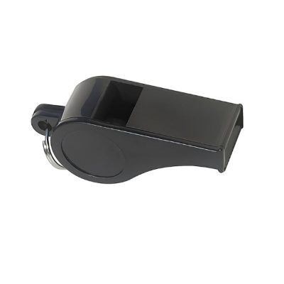Silbato Plastico Negro Importado