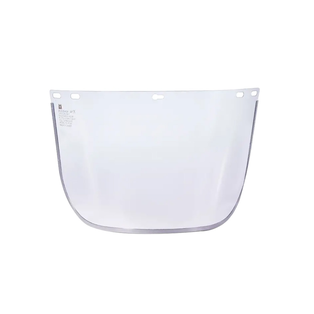 Visor Claro con Filo de Aluminio Clute